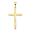 Zawieszka złota 585 krzyż z Jezusem - 5