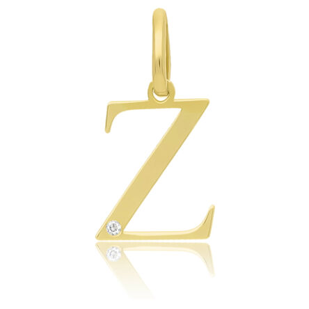 Złota Literka Z z Brylantem pr.585
