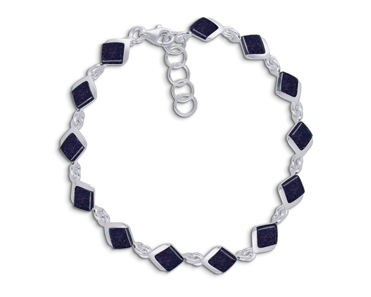 Bransoletka srebrna z Nocą Kairu pr.925