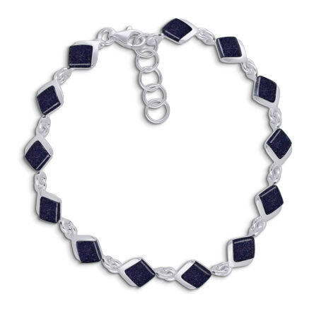 Bransoletka srebrna z Nocą Kairu pr.925